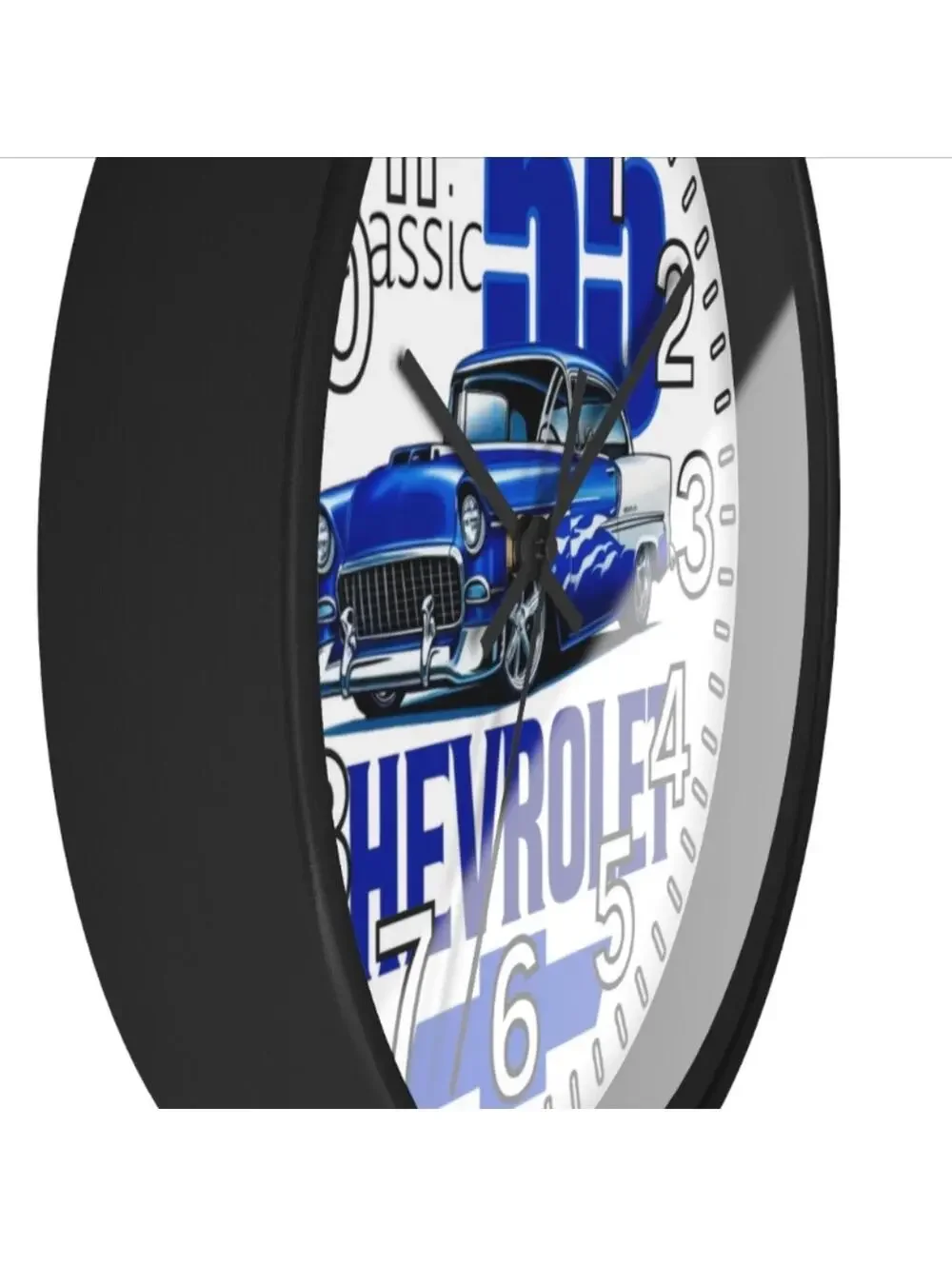 1955 Chevy Bel Air Glow In The Dark Wall Clock New!